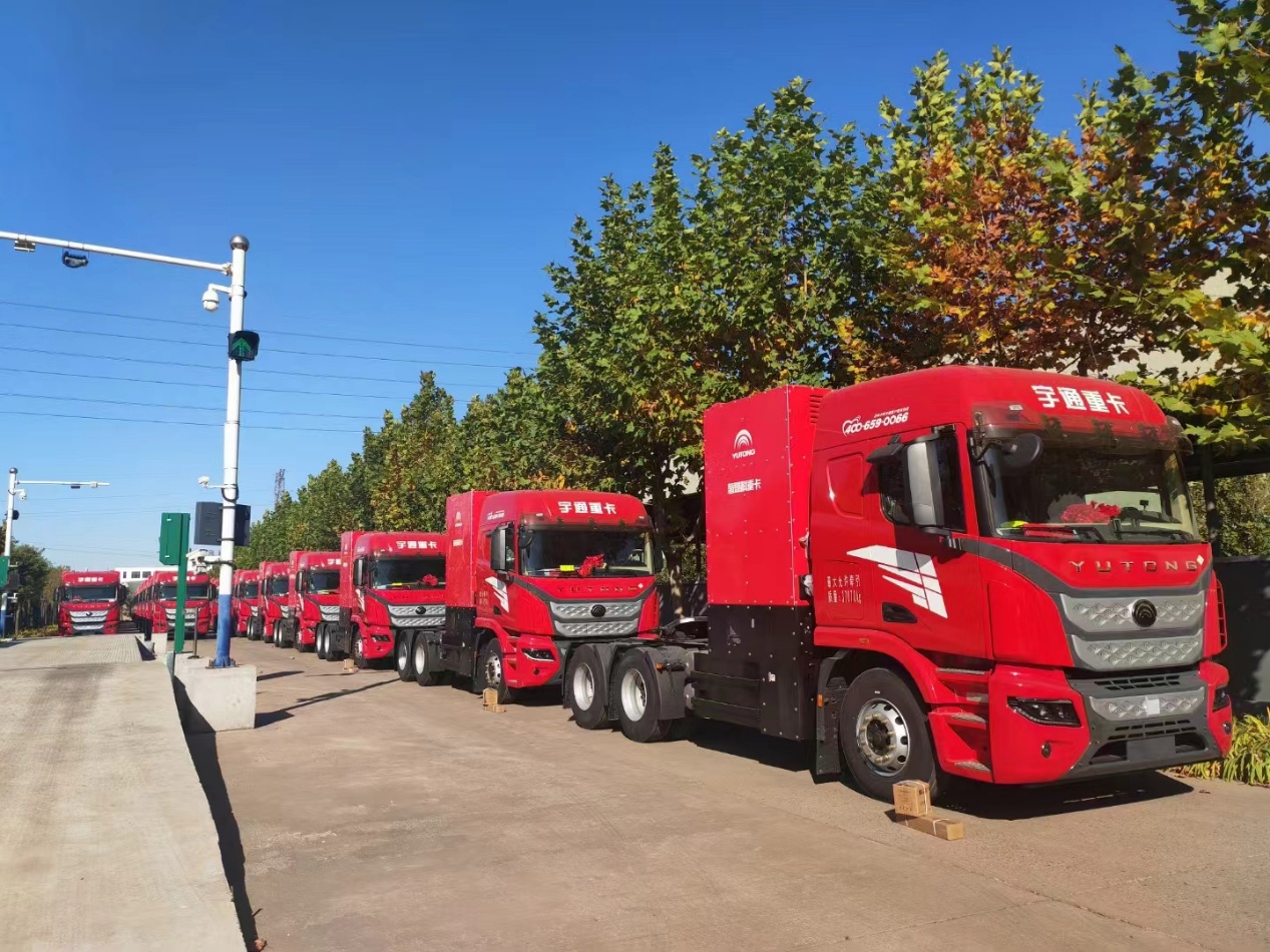 運距200公里以上首選氫燃料重卡！唐山宇通用戶分享“純干貨”